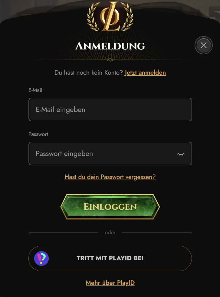 Illustration zum Legiano Login mit Konto- und Passwortzugang