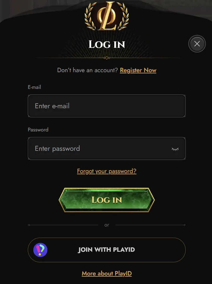 Roman gladiator beside Legiano login and account access guide