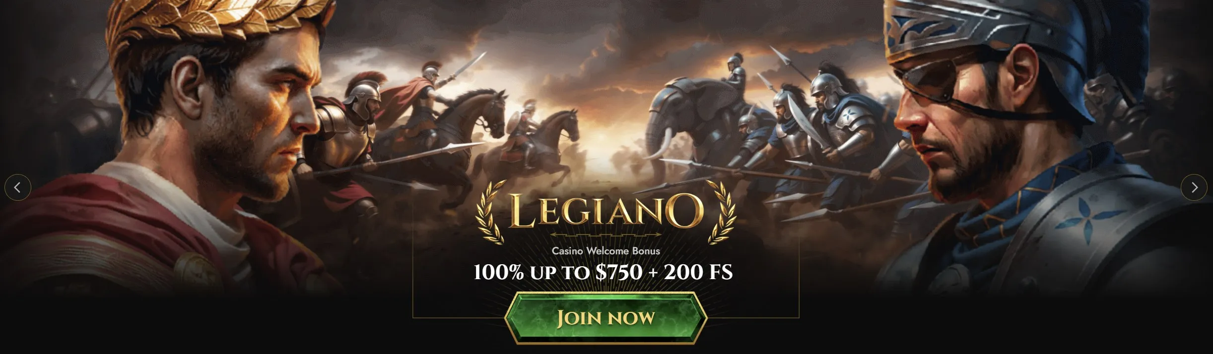 Legiano welcome bonus offers