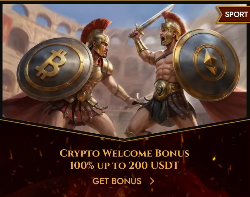 Legiano bonuses displayed in a dark Roman-themed interface