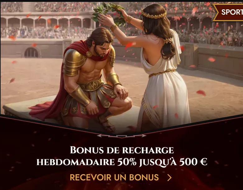 Interface des offres promotionnelles Legiano