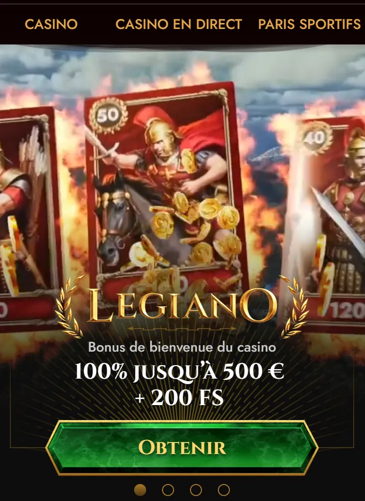 Casino Legiano sur mobile