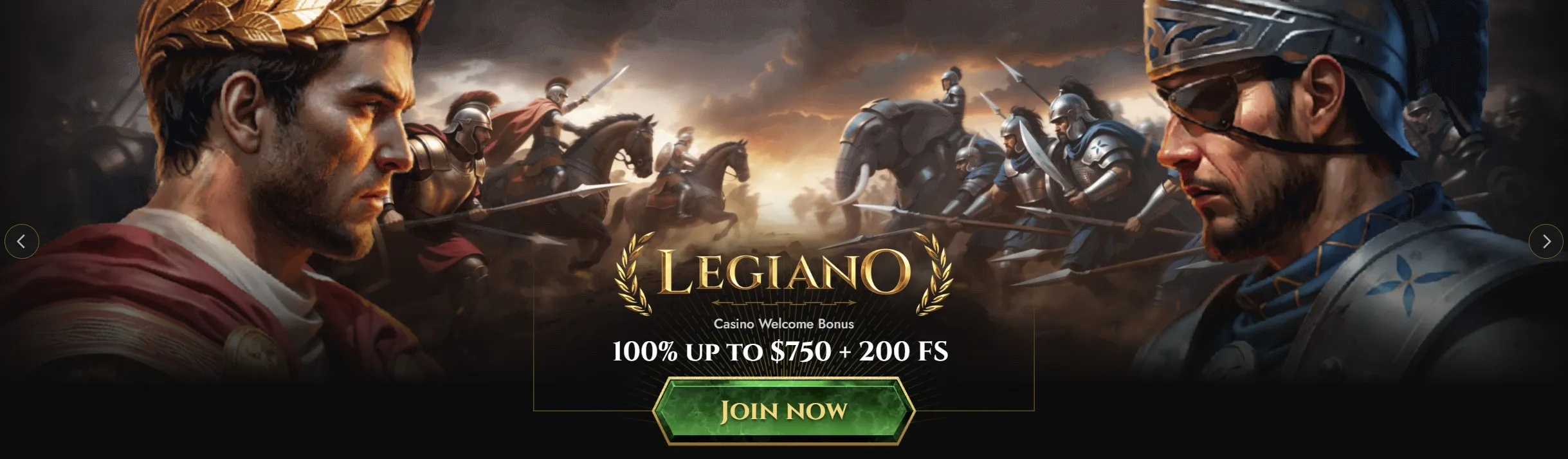 Legiano bonus offers