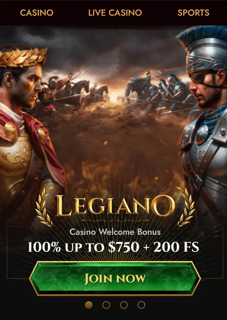 Legiano mobile casino and sportsbook