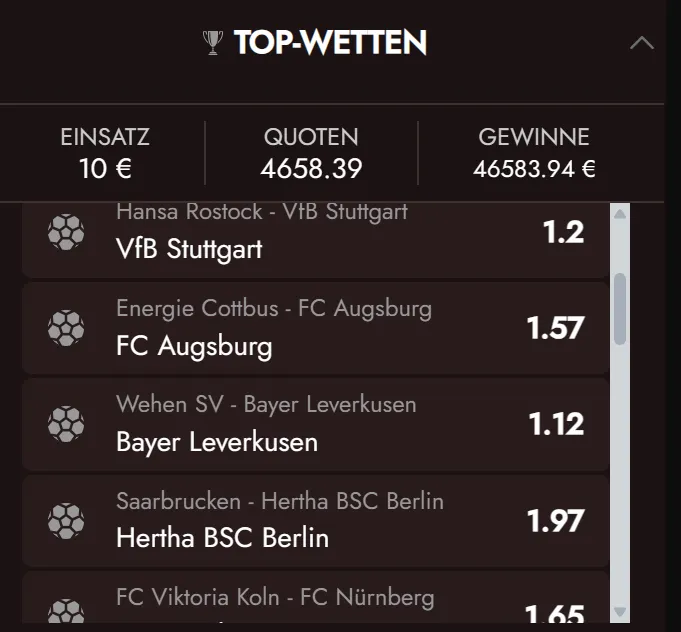 Accumulator Boost für Mehrfachwetten
