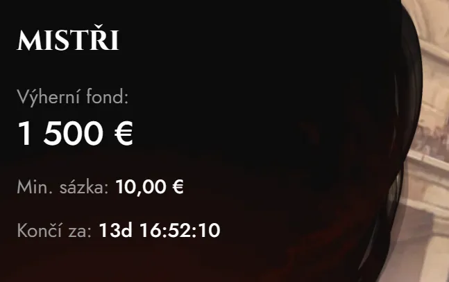 Turnajové odměny v Legiano