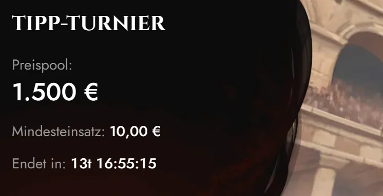 Auswahl laufender Legiano Casino-Turniere
