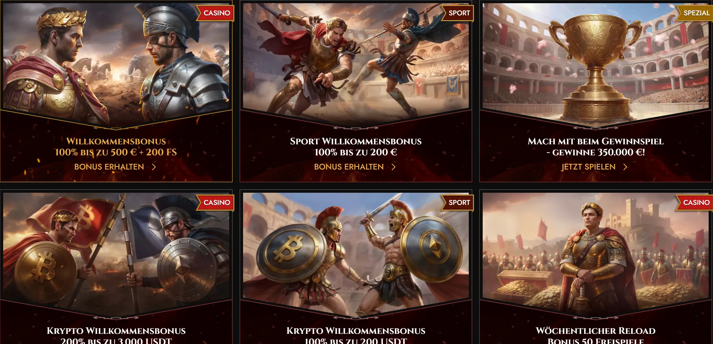 Legiano Reloads, Cashback und Casino-Aktionen