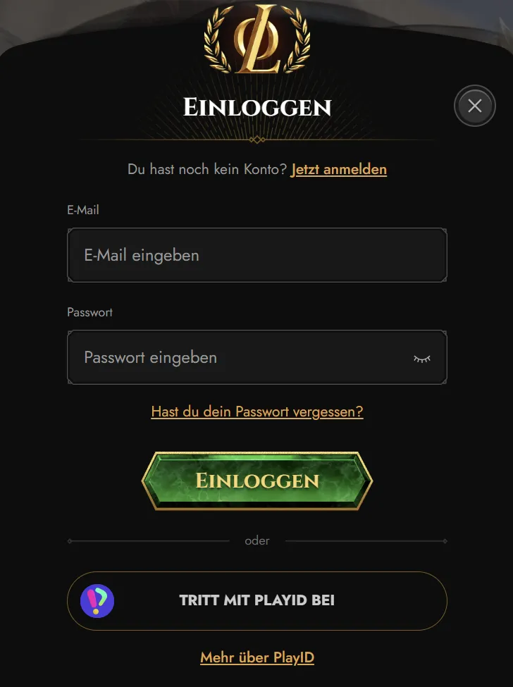 Illustration zum Legiano Login mit Konto- und Passwortzugang