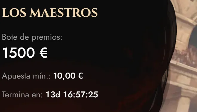 Torneos de casino Legiano