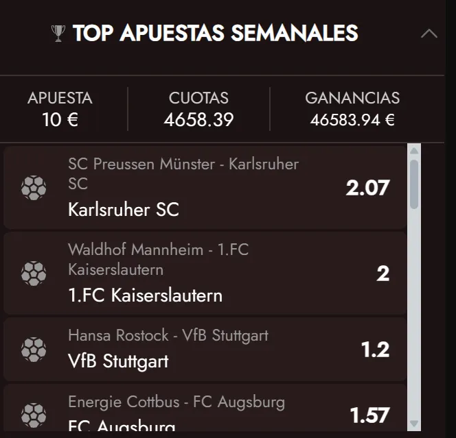 Promoción de apuestas deportivas Legiano