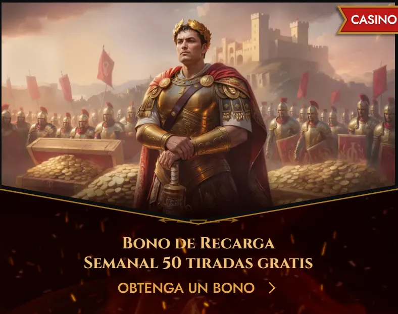 Gladiador romano junto a bonos de Legiano