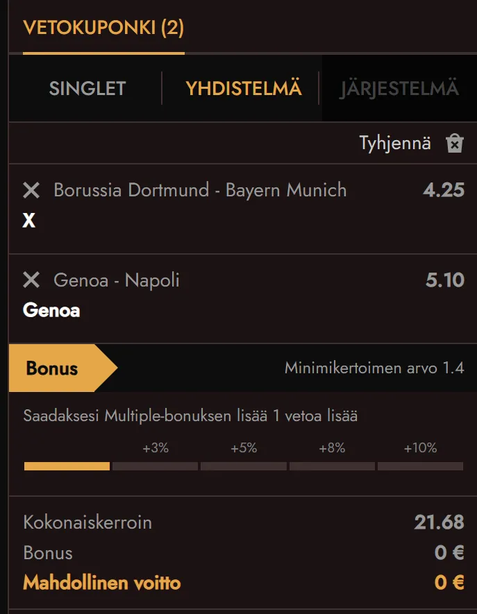 Accumulator Boost usean kohteen vedoille Legianossa