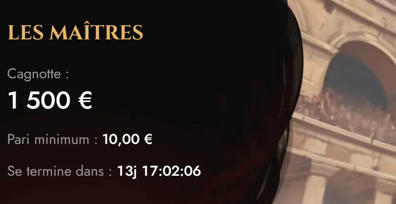 Courses et tournois de Legiano