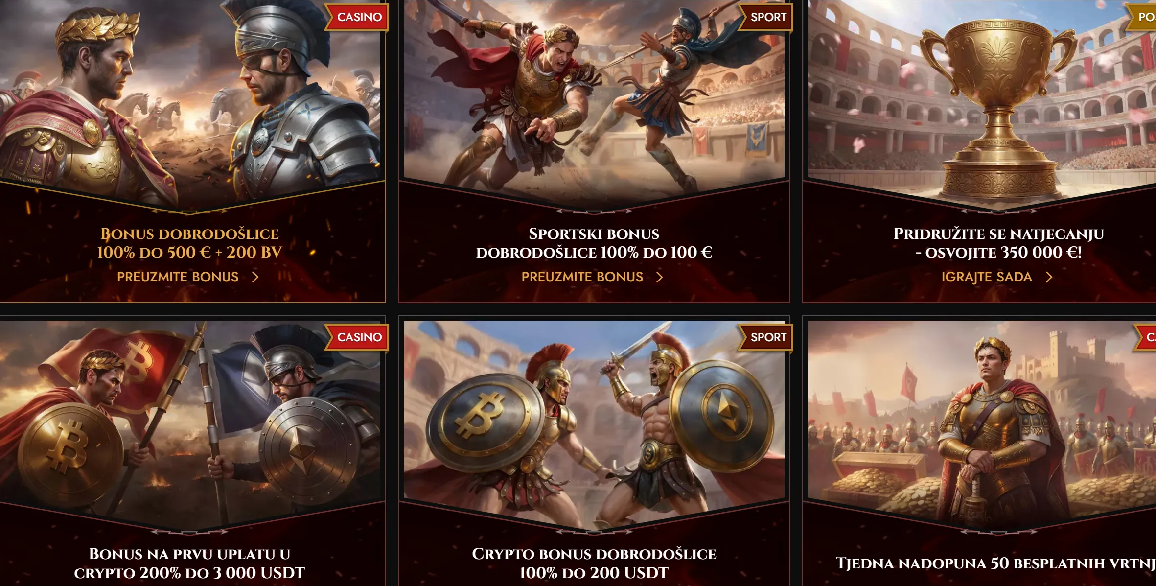 Legiano casino promocije i tjedne nagrade