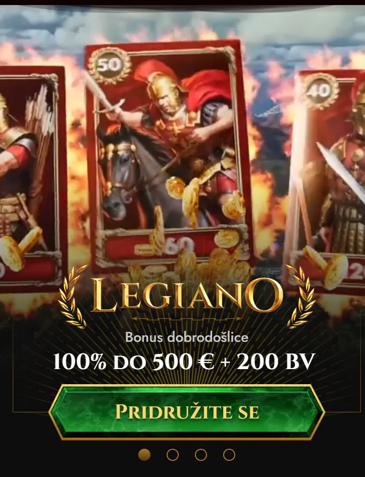 Mobilni pristup Legiano kasinu i igrama