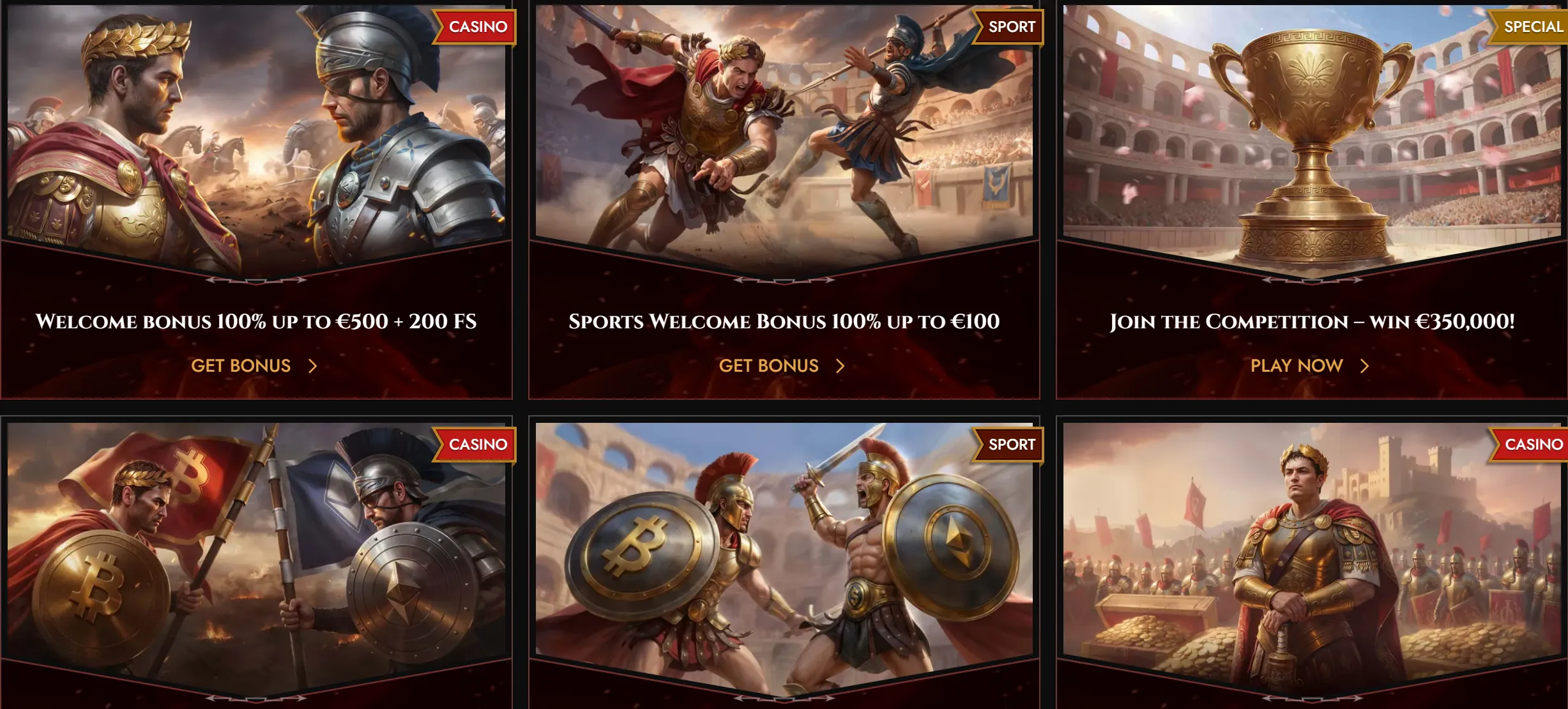 Legiano casino reload and cashback offers