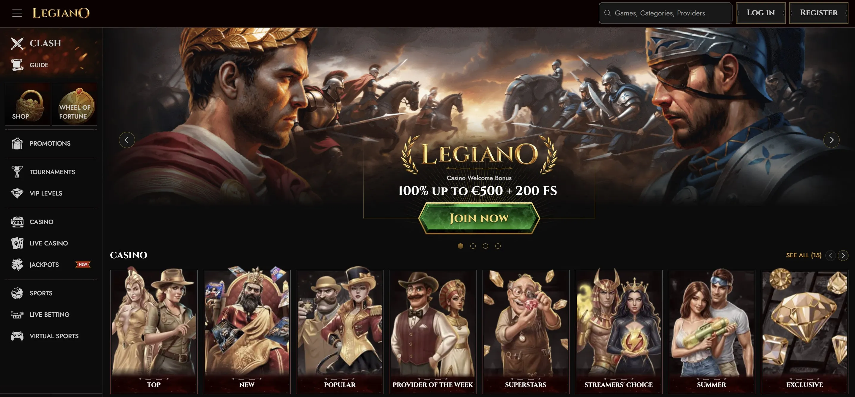 Legiano casino and sportsbook review