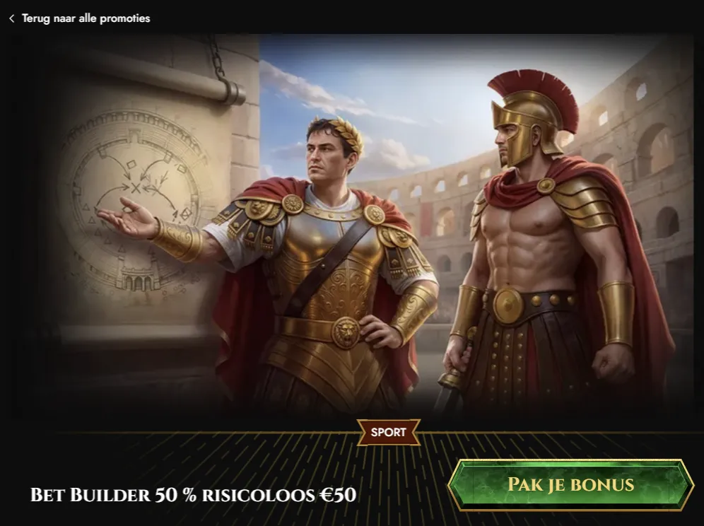 Bet Builder-functie voor gecombineerde sportweddenschappen