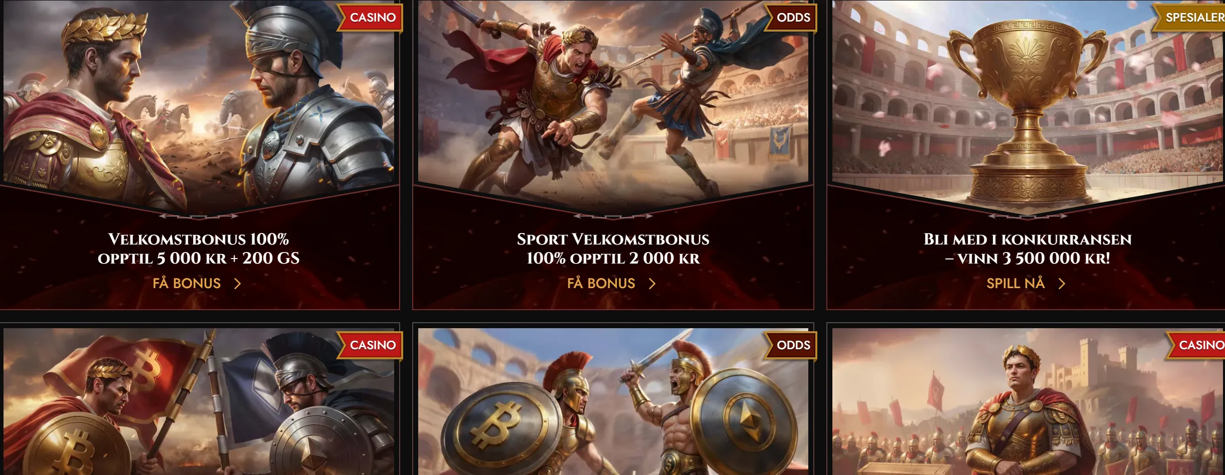 Legiano casino-kampanjer og belønninger