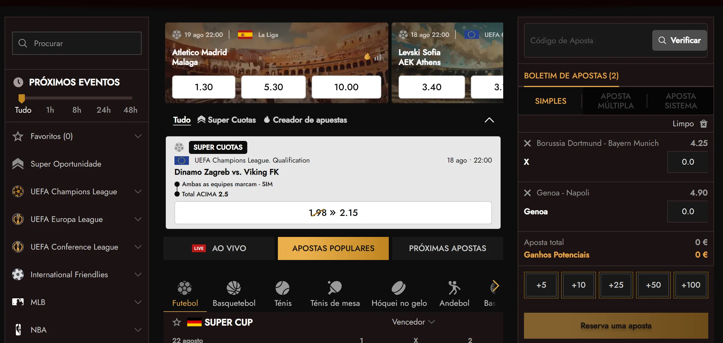 Apostador a analisar odds de futebol no Legiano