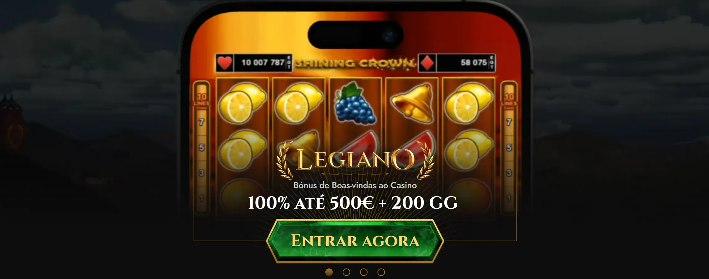 Controlo de bónus