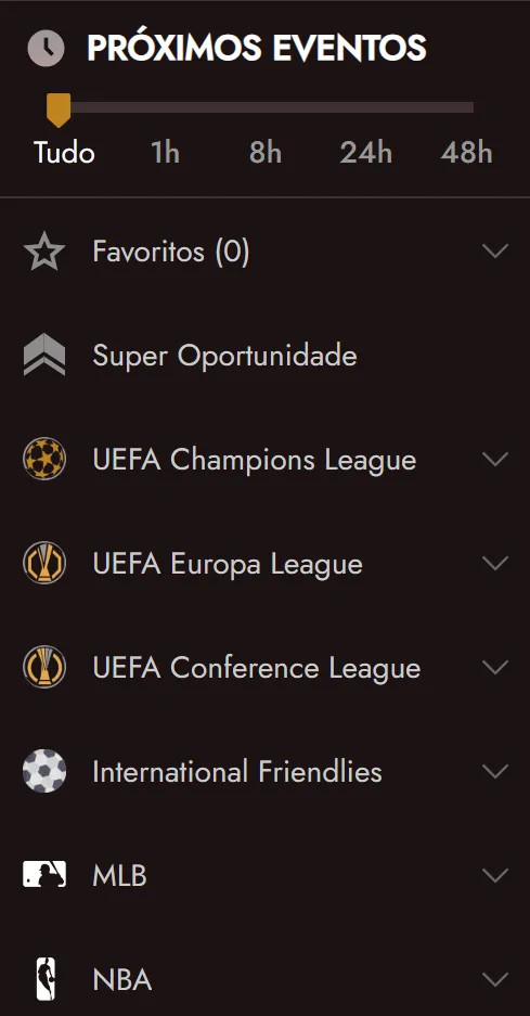 Bet Builder para combinar seleções no Legiano