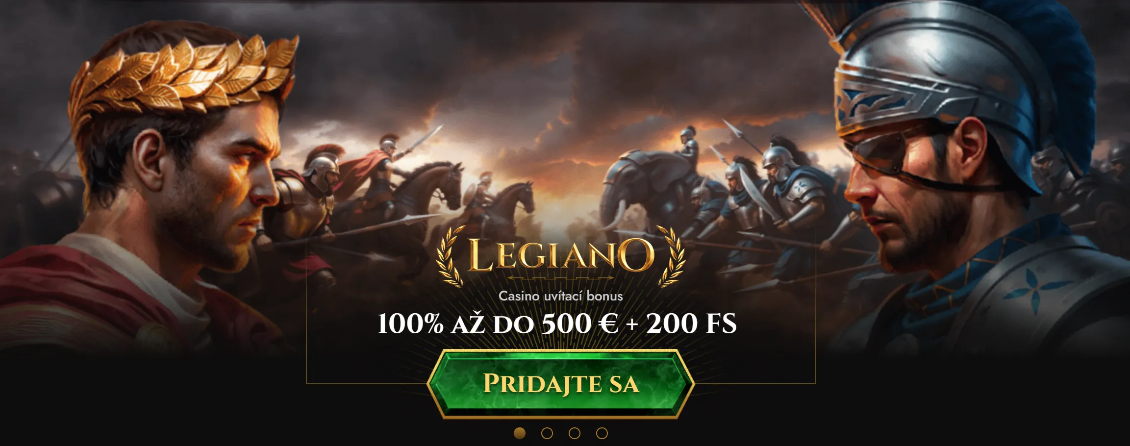 Ovládanie bonusov Legiano