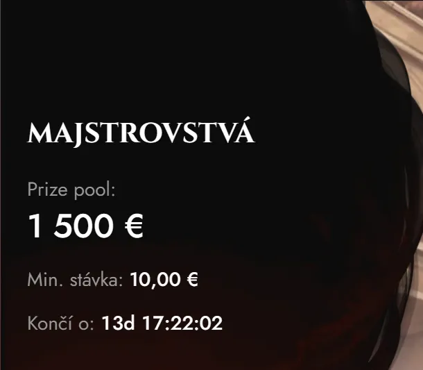 Turnaje Legiano s bonusovými odmenami