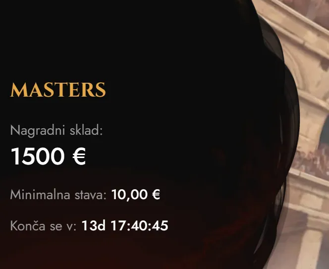 Turnirji Legiano z denarnimi nagradami